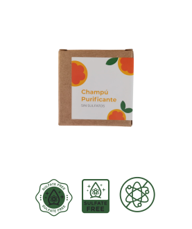 Champú Purificante Natural – Brillo y Frescura para Cabello Normal o Graso